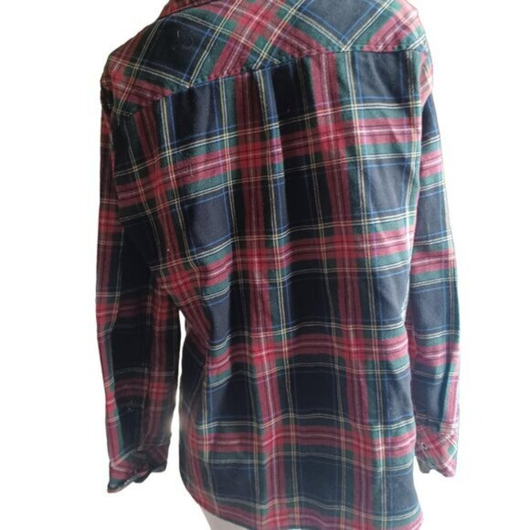 Lee Riders L Cotton western shirt plaid L - Picture 3 of 3